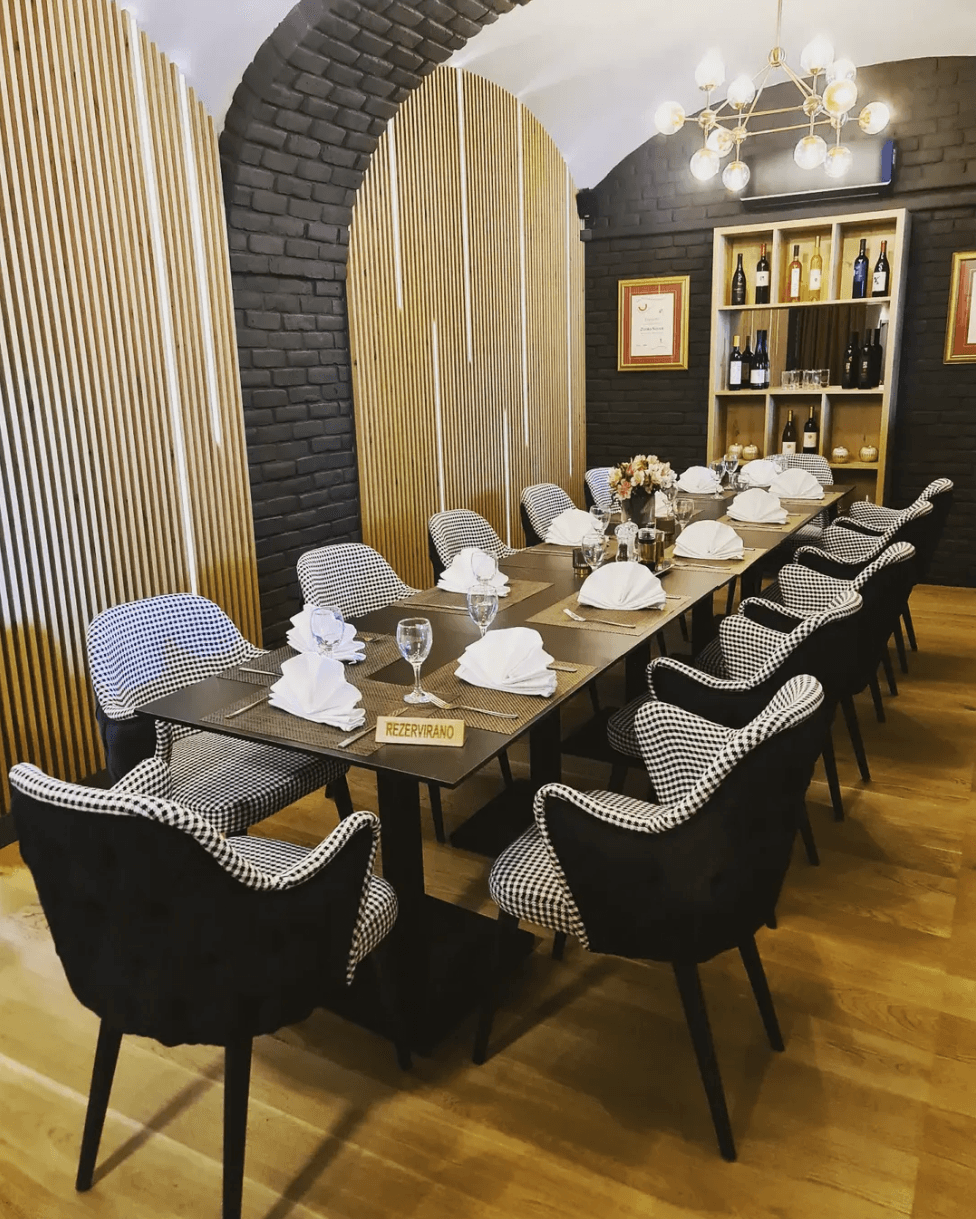 Innenraum des Restaurants Bedem