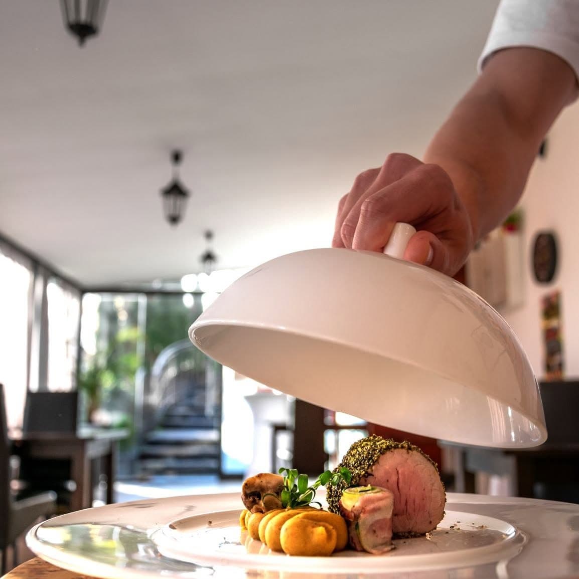 Innenraum des Restaurants Bedem